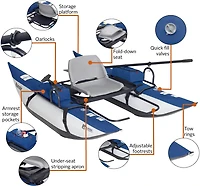 Classic Accessories Roanoke 8 ft Pontoon Boat