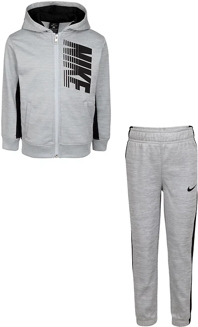 Nike Boys' 4-7 Therma Fit Full Zip Jacket and Jogger Pants Set