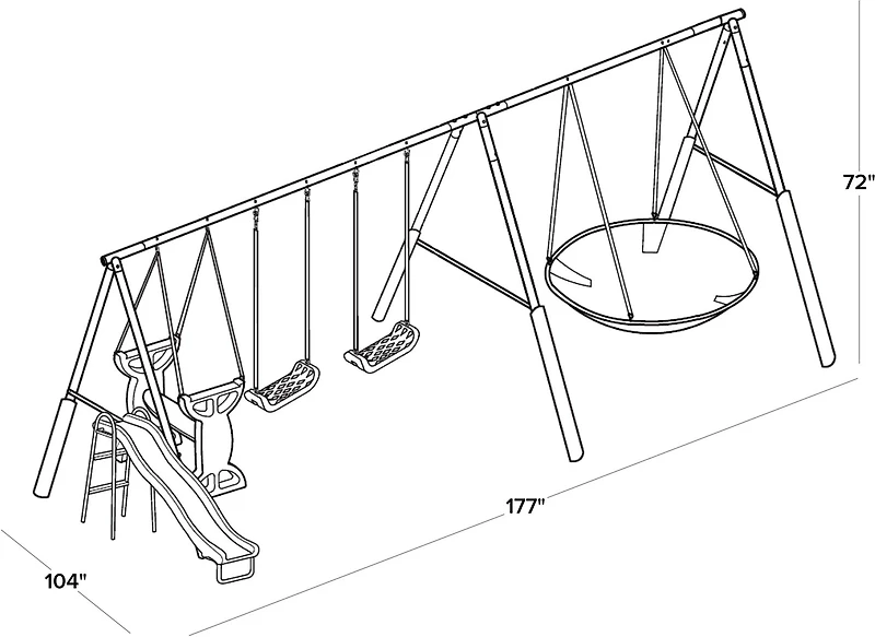 Sportspower Super Star Swing Set