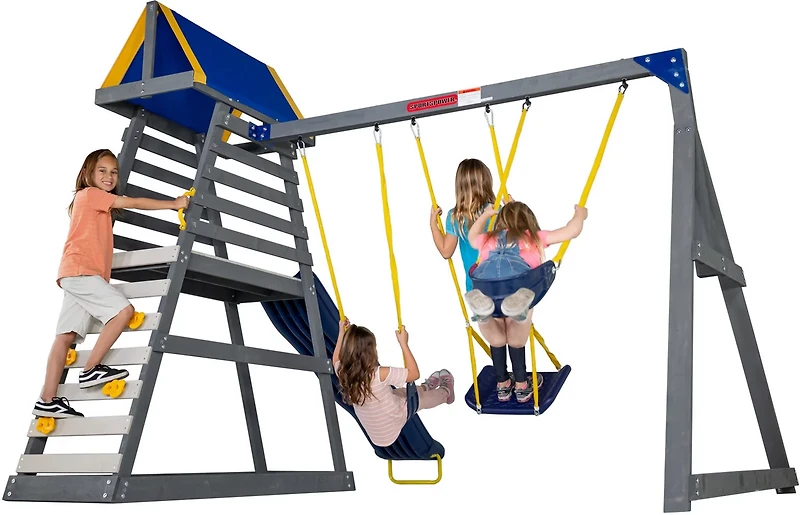 Sportspower Mill Creek Canyon Wooden Swing Set