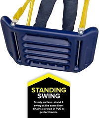 Sportspower Mill Creek Canyon Wooden Swing Set