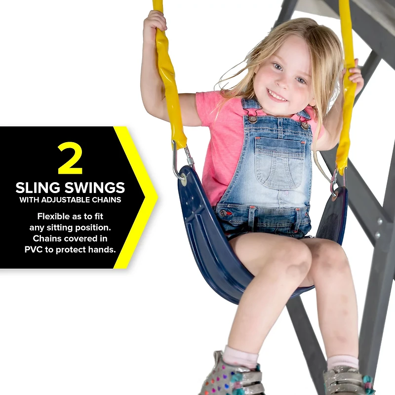 Sportspower Mill Creek Canyon Wooden Swing Set