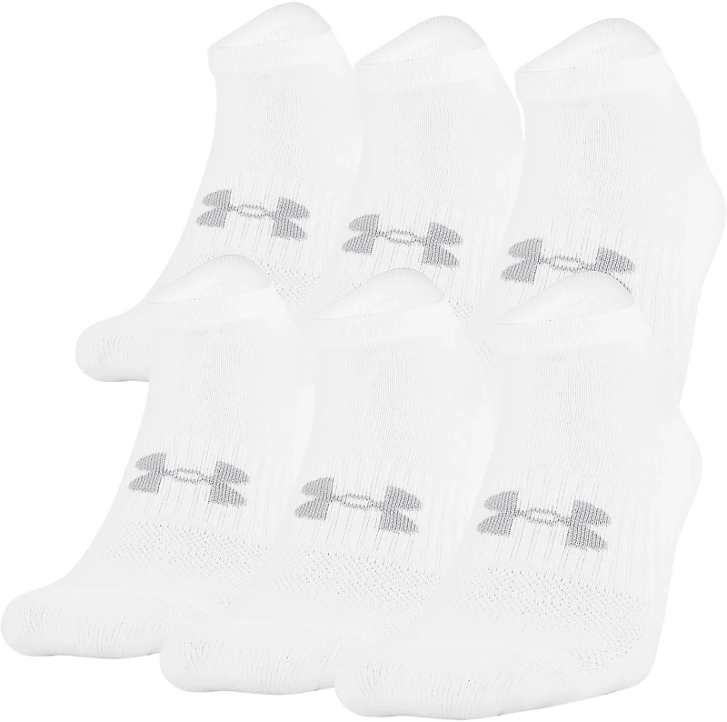 Under Armour Training No Show Socks 6 Pack