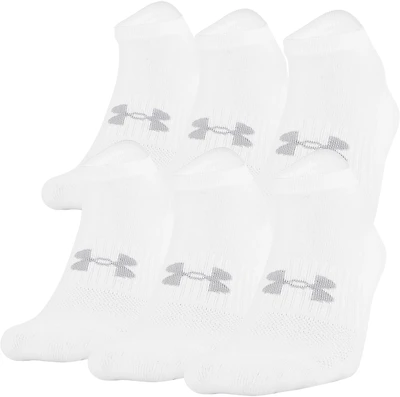 Under Armour Training No Show Socks 6 Pack