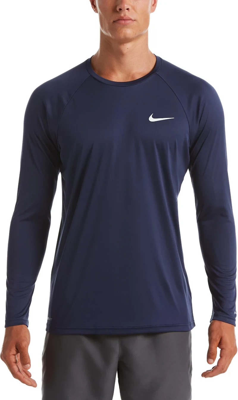 Nike Men's Essential Long Sleeve Hydroguard Rash Guard