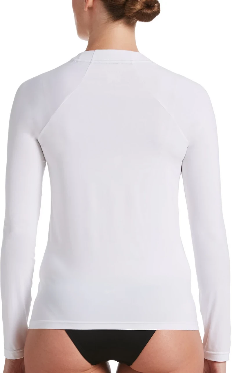 Nike Women's Essential Long Sleeve Hydroguard Rash Guard