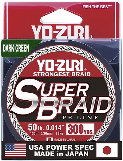 Yo-Zuri SuperBraid 300 yd Fishing Line