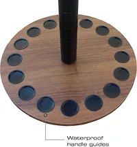 Rush Creek 16 Fishing Rod Round Rack