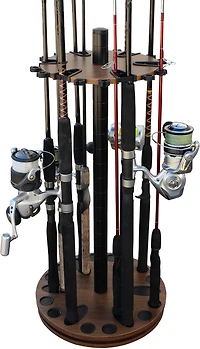 Rush Creek 24-Rod Round Spinning Rack