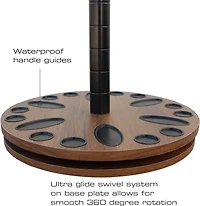 Rush Creek 24-Rod Round Spinning Rack