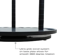 Rush Creek 17-Rod Round Spinning Storage Rack