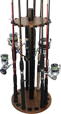 Rush Creek 16 Fishing Rod Round Rack