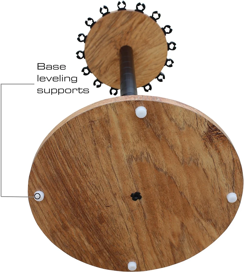 Rush Creek American Cherry 16-Rod Round Rack