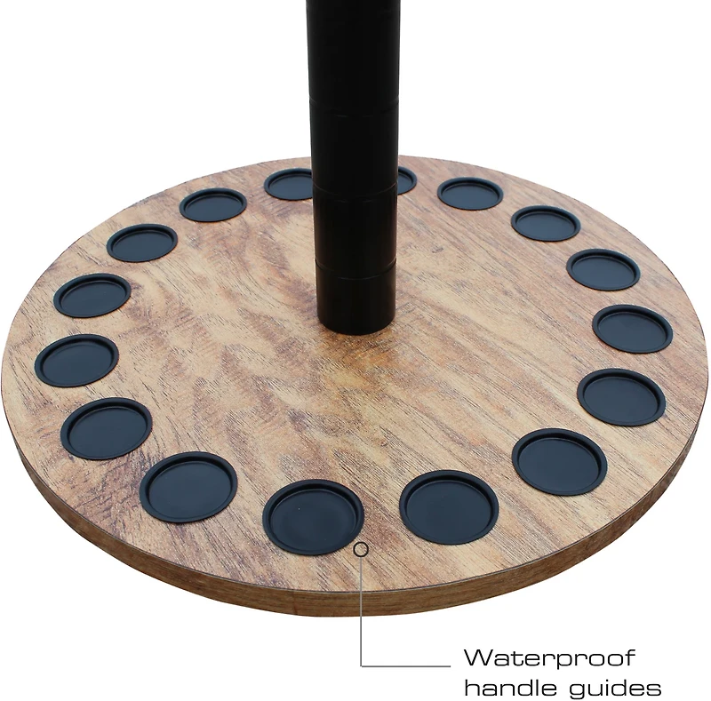 Rush Creek American Cherry 16-Rod Round Rack