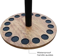 Rush Creek American Cherry 16-Rod Round Rack