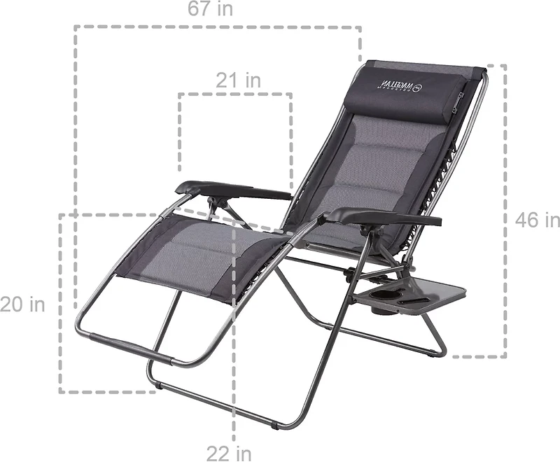 Magellan Outdoors Oversize Anti-Gravity Lounger