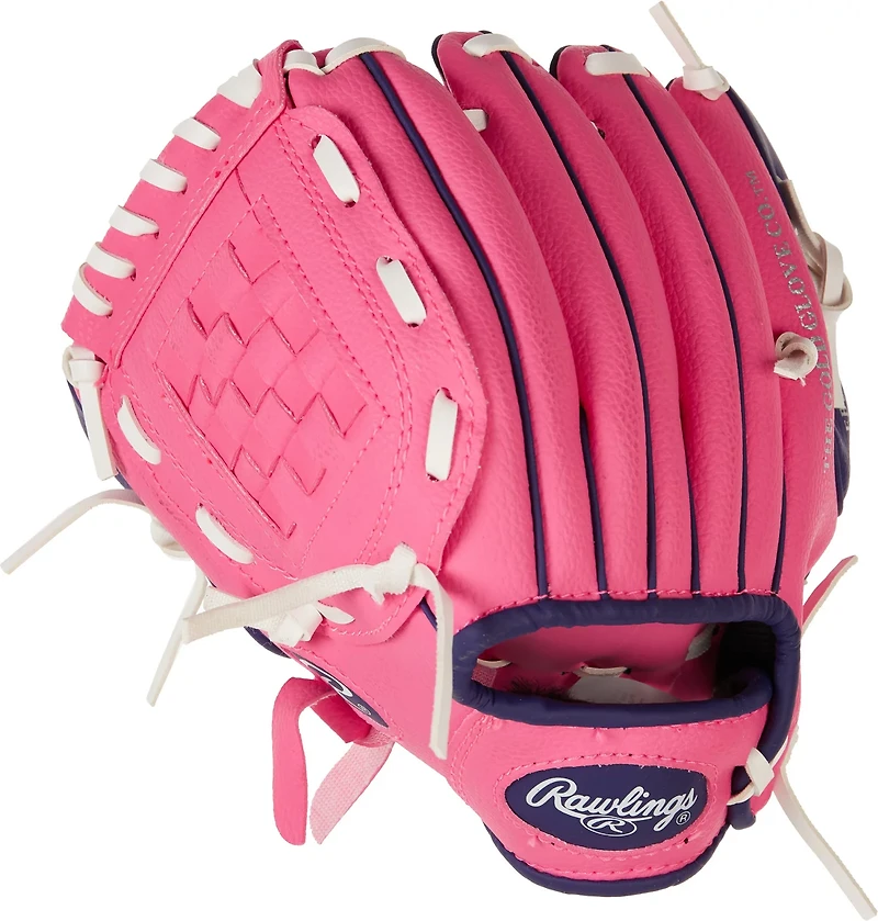 Rawlings Girls' Players 9 in T-ball Utility Glove