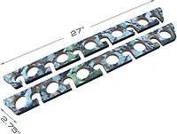 Rush Creek 2-Piece 2-In-1 Wall and Ceiling 11-Rod Rack