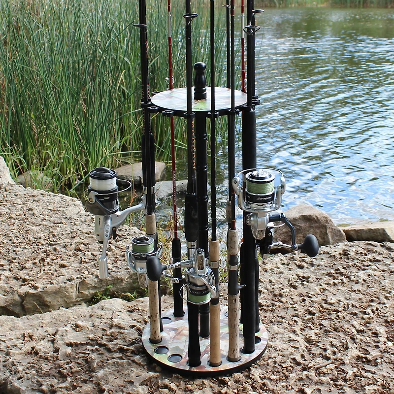 Rush Creek Round 16-Rod Floor Rack
