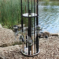 Rush Creek Round 16-Rod Floor Rack