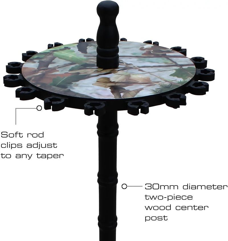 Rush Creek Round 16-Rod Floor Rack