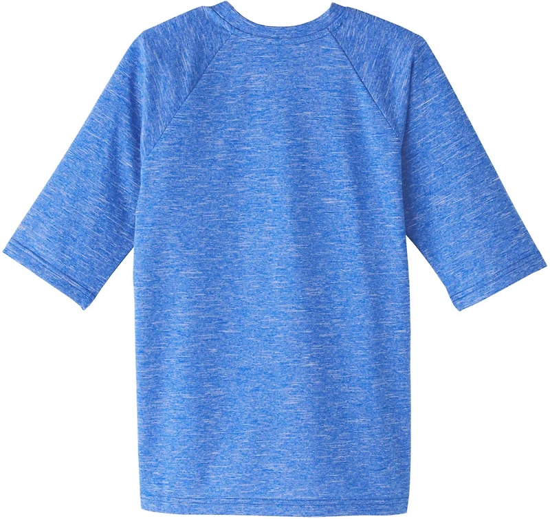 Nike Boys' Heather Short Sleeve Hydroguard Rash Guard