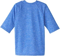 Nike Boys' Heather Short Sleeve Hydroguard Rash Guard