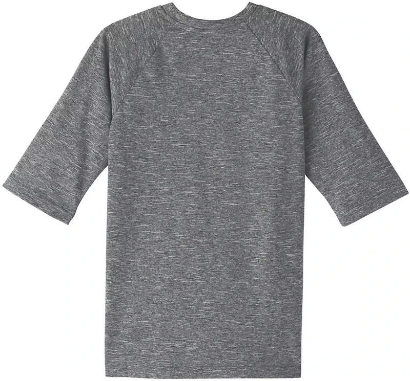 Nike Boys' Heather Short Sleeve Hydroguard Rash Guard