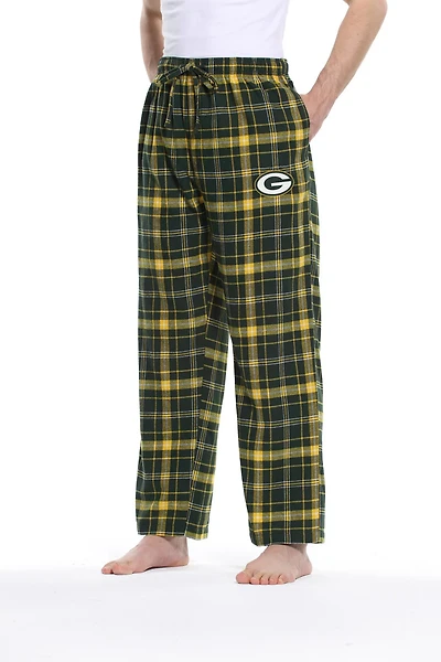 College Concept Men's Green Bay Packers Ultimate Flannel Pants