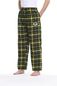 College Concept Men's Green Bay Packers Ultimate Flannel Pants