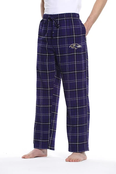 College Concept Men's Baltimore Ravens Ultimate Flannel Pants
