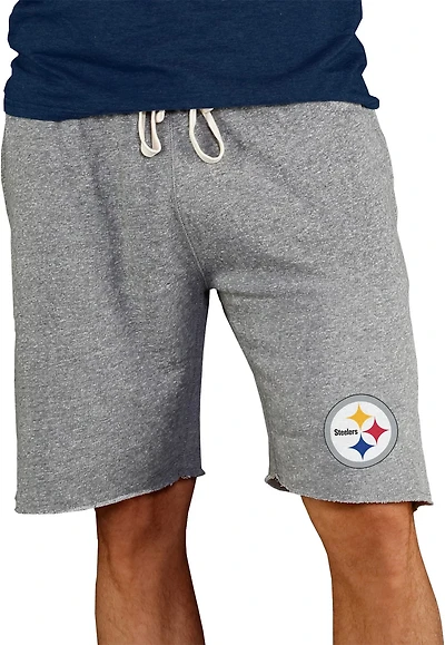 College Concept Men's Pittsburgh Steelers Mainstream Terry Shorts 9 in