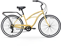 sixthreezero Women's Around the Block 26 7-Speed Beach Cruiser Bicycle