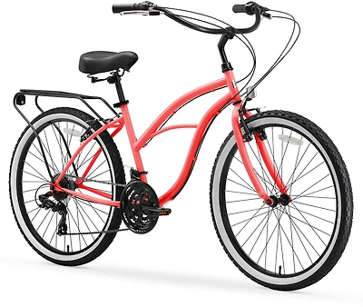sixthreezero Women's Around the Block 26 in 21-Speed Beach Cruiser Bike