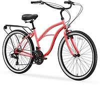 sixthreezero Women's Around the Block 26 in 21-Speed Beach Cruiser Bike