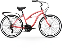 sixthreezero Women's Around the Block 26 in 21-Speed Beach Cruiser Bike