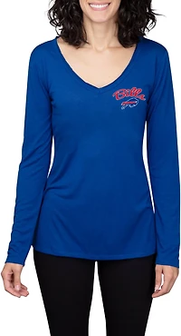 College Concept Women's Buffalo Bills Side Marathon Long Sleeve Top