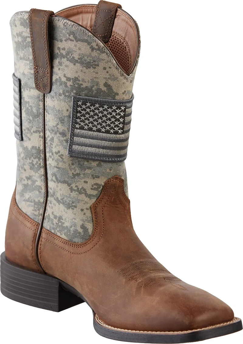 Ariat Men's Sport Patriot Camo Western Boots