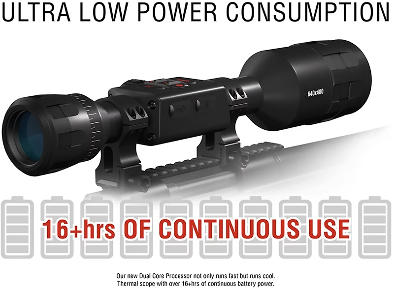 ATN Thor 4 640 HD 2.5 - 25 x 50 Thermal Riflescope