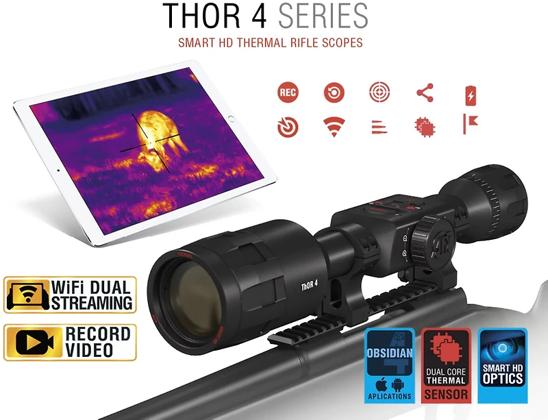 ATN Thor 4 640 HD 2.5 - 25 x 50 Thermal Riflescope