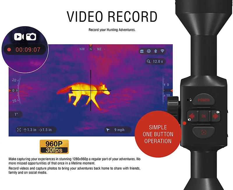 ATN Thor 4 640 HD 2.5 - 25 x 50 Thermal Riflescope