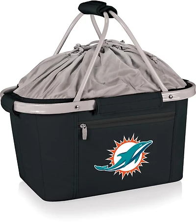 Picnic Time Miami Dolphins Metro Basket Collapsible Tote