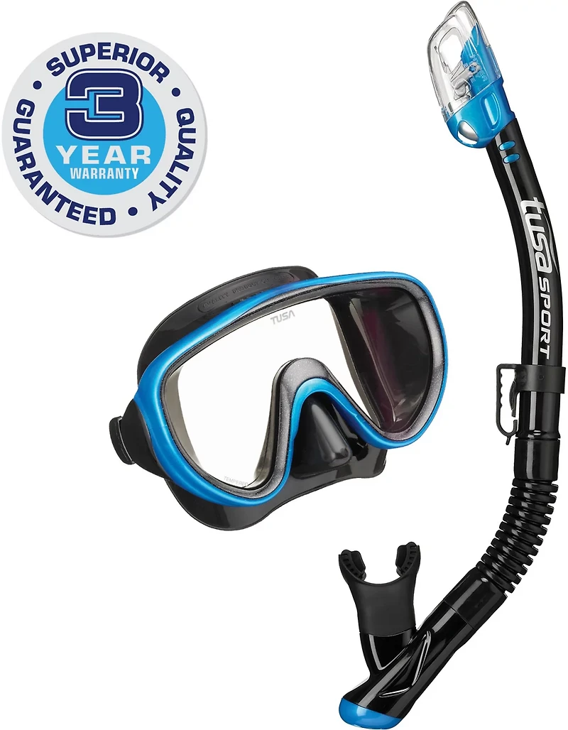 TUSA Adults' Serene Mask and Snorkel Dry Combo