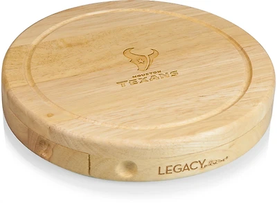 Picnic Time Houston Texans Brie Cutting Board and Tools Set