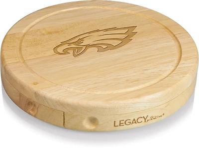 Picnic Time Philadelphia Eagles Brie Cheese Cutting Board and Tools Set
