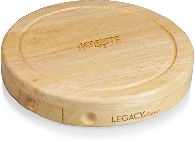 Picnic Time New England Patriots Brie Cheese Cutting Board and Tools Set