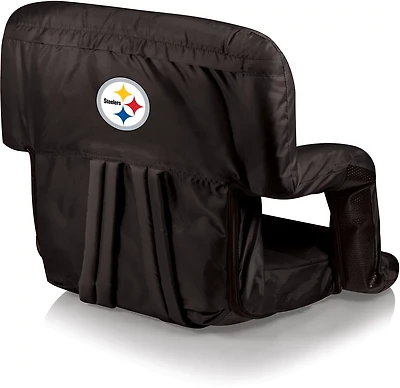 Picnic Time Pittsburgh Steelers Ventura Portable Reclining Stadium Seat