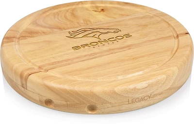 Picnic Time Denver Broncos Circo Cheese Cutting Board Set