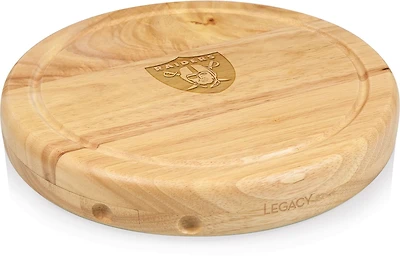 Picnic Time Las Vegas Raiders Circo Cheese Cutting Board Set