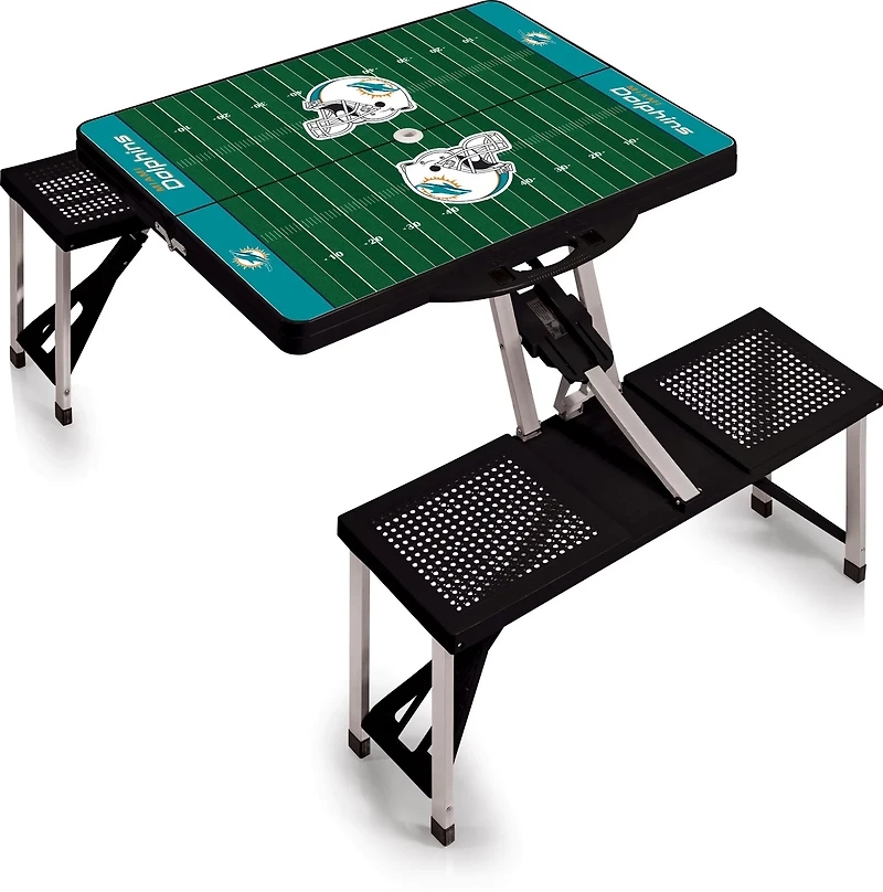Picnic Time Miami Dolphins Portable Picnic Table